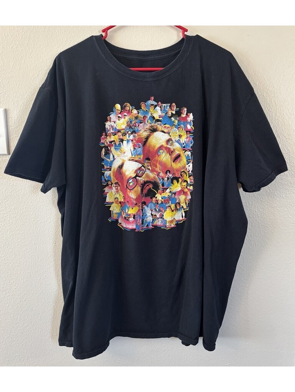 Tim & Eric Black Graphic Print Crew Neck Short Sleeve T-Shirt Men’s Size XL